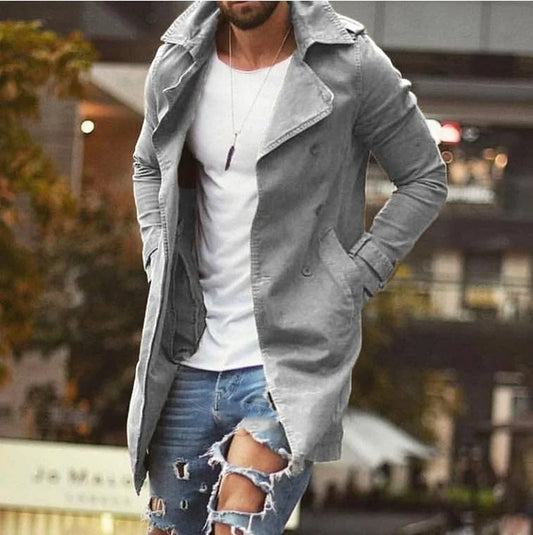 Manteau coupe-vent personnalisable pour hommes, veste décontractée, vestes de costume