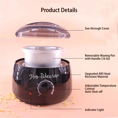 Chauffe-cire professionnel, pour épilateur épilatoire, cire de paraffine, perles de haricots, Machine chauffante, outil d'épilation
