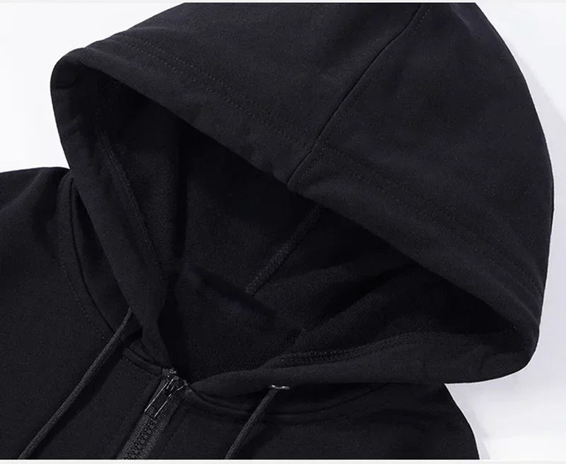 Sweat-shirt à capuche avec fermeture éclair pour femme, vêtements graphiques papillons noirs et rouges, fleur, Anime, vêtements de sport esthétiques à fermeture éclair