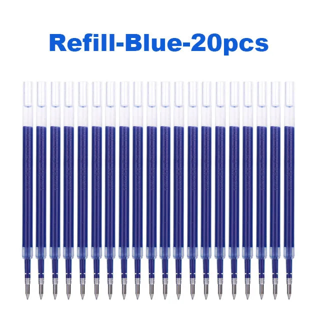 Deli-Ensemble de stylos à bille rétractables Bullet Gel