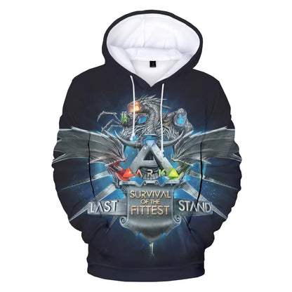 ARK Genesis-Sweats à capuche College en 3D pour hommes, Streetwear Harajuku, Pull Respzed, Sweats à capuche décontractés, Mode pour garçons, Nouveau, 2023