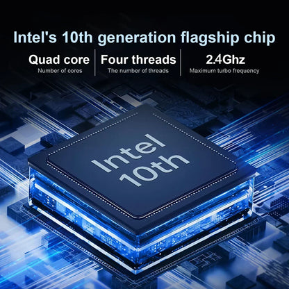 Ordinateur portable ultra fin de 14.1 pouces, 16 Go de RAM, 2 To de SSD, Intel Nino 00, Windows 11 Pro, Notebook Gamer, 1920*1080 Display Office Study Computer