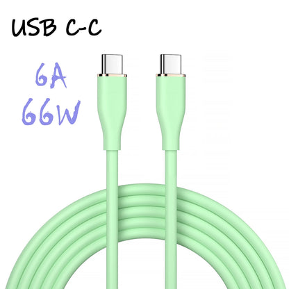 UGOURD câble de charge rapide USB-Type C à C en silicium liquide 66W USB vers C PD 60W 45W 27W