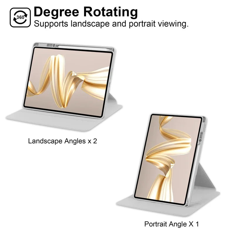 VIGENCIA - Pour Huawei Matepad Pro 12 2 étui rotatif acrylique