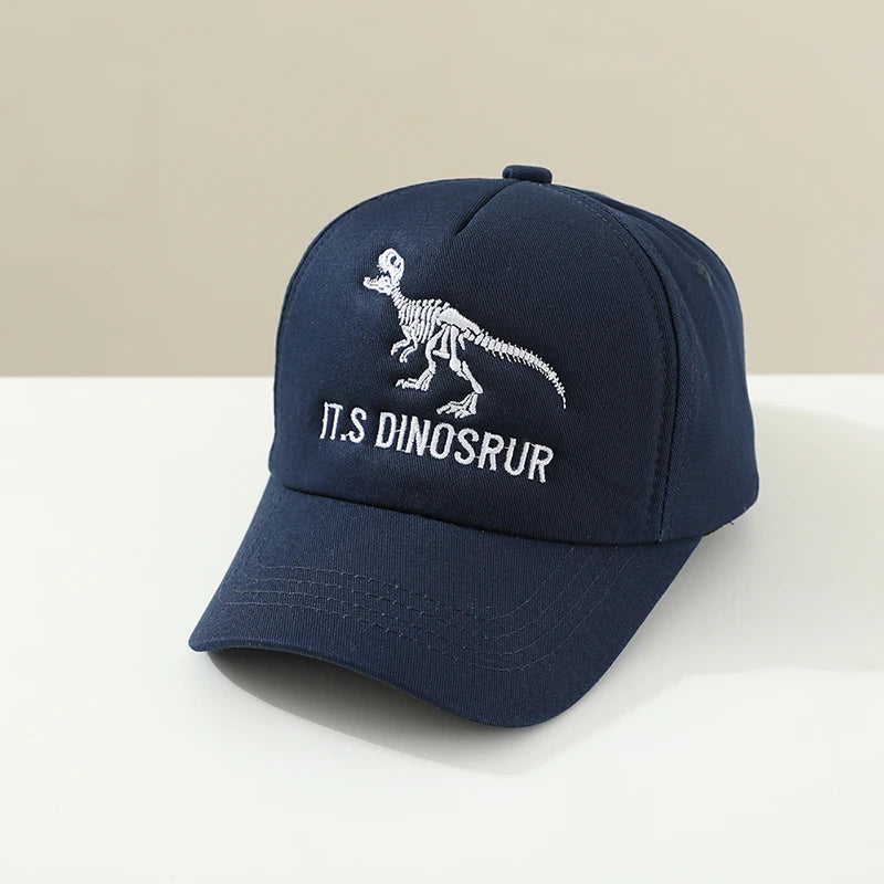 Chapeaux de sport d'été pour enfants, casquettes d'école pour bébés garçons, Baseball brodé de dinosaures, casquettes d'extérieur pour enfants de 2 à 8 ans réglables, 2025
