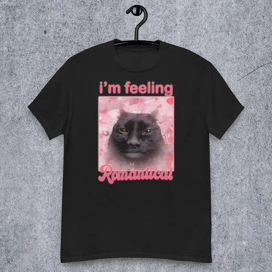 Je m'appelle romantique drôle chat imprimé été T-shirt cadeau pour femme chats malchés T-shirt blague idiot cadeaux Dank T-shirt