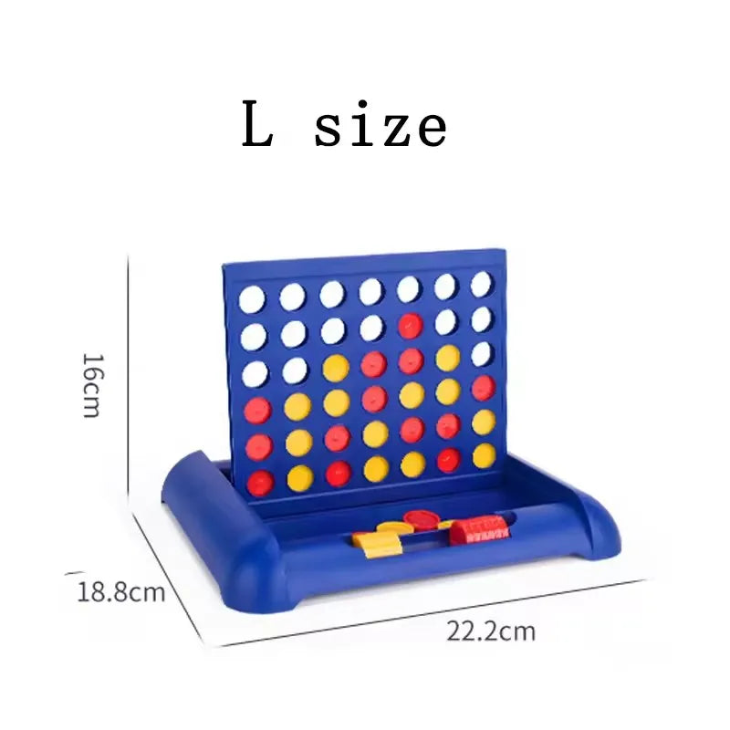 Jeu d'échecs de Bingo quatre en une rangée, jeu de société familial classique, jouets éducatifs amusants pour enfants, jeu de société de divertissement