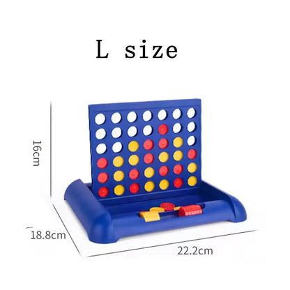 Jeu d'échecs de Bingo quatre en une rangée, jeu de société familial classique, jouets éducatifs amusants pour enfants, jeu de société de divertissement