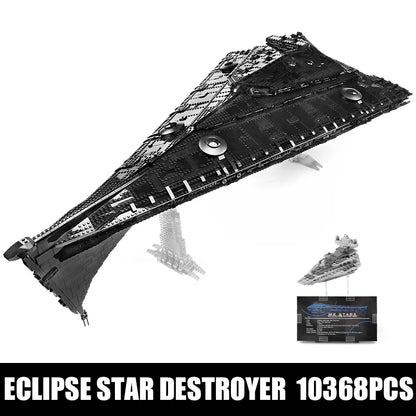 MOLD KING-décennie s de construction de modèle de classe éclipse pour enfants, jouets Dreadnought avec intérieur complet, briques Star Plan, cadeau d'anniversaire, 21004