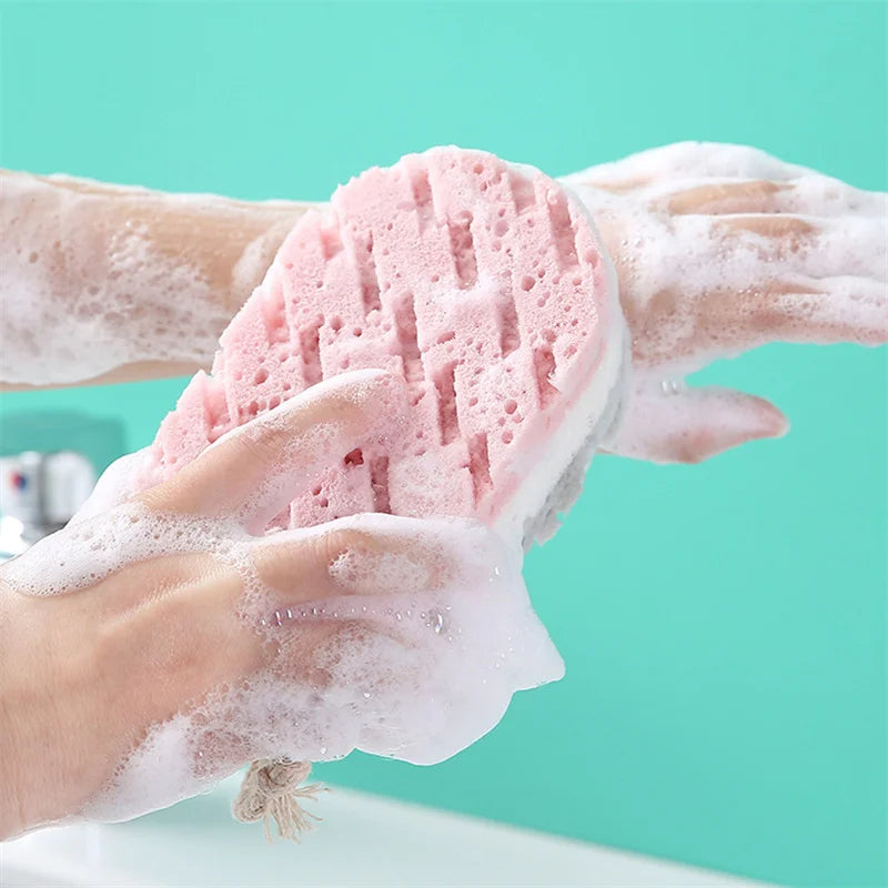 Boule de bain en éponge, 1 pièce, gommage de douche pour tout le corps, brosse de Massage, accessoires de salle de bain