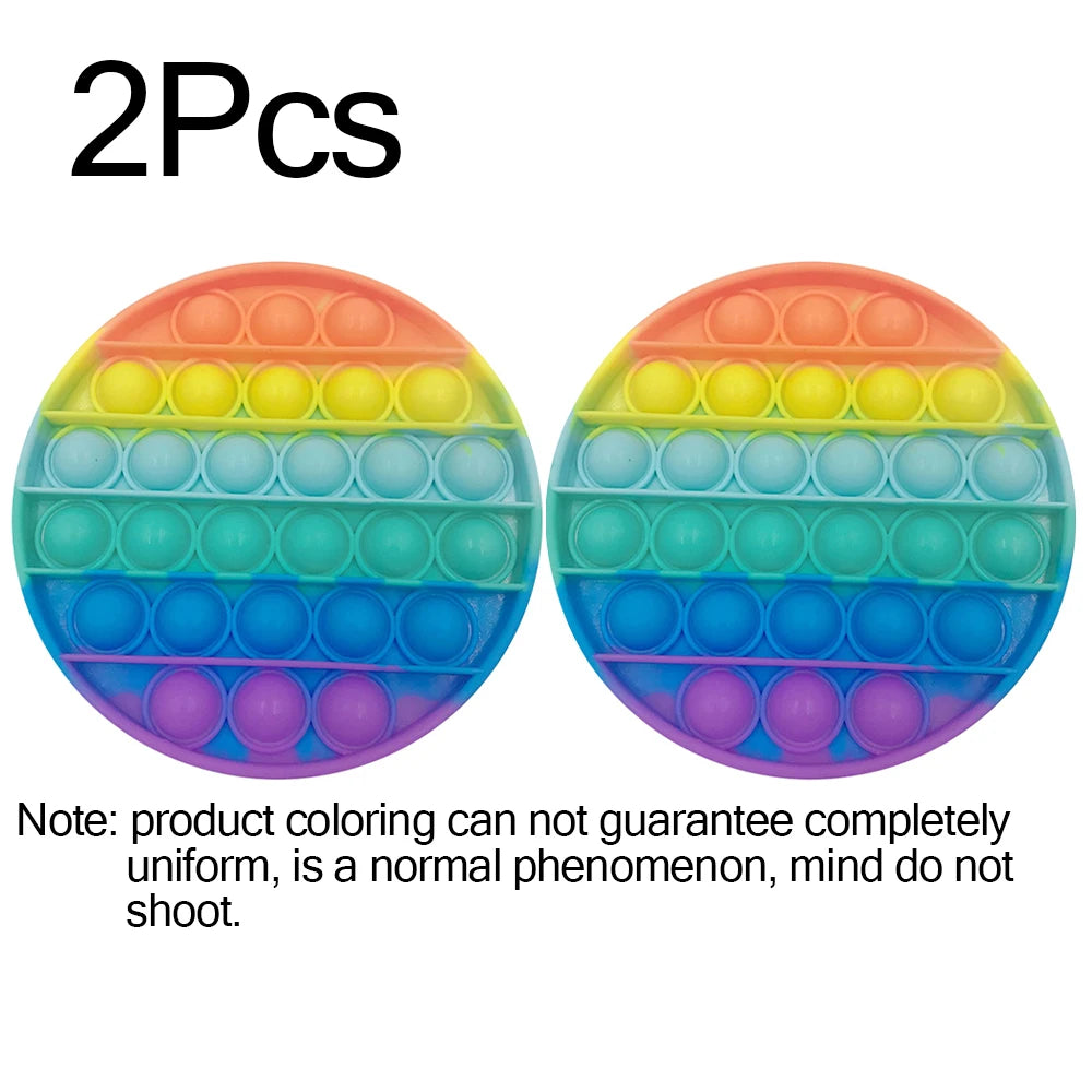 Jouets sensoriels à bulles, 2 pièces, pour autisme, besoins spéciaux, anti-Stress, décompression, jouets pour enfants