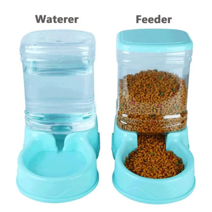 Mangeoire automatique pour animaux de compagnie, 3,8 l PP, fontaine à eau pour animaux de compagnie, bol à clics, grand distributeur de nourriture pour chat et chien