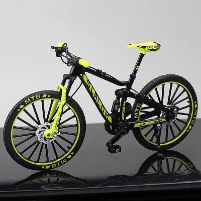 Modèle de vélo en métal moulé sous pression, échelle 1:10, ville pliée, course sur route, cyclisme, Mini vélo pour Collection, ami, cadeau pour enfants, jouets pour garçons