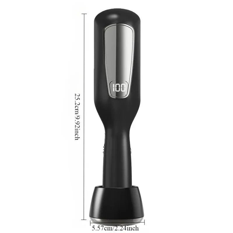 Tondeuse à cheveux 2 en 1, dissolvant fendu, Ions négatifs, lisseur de cheveux lisse, fer plat, Rechargeable, fourchette à cheveux