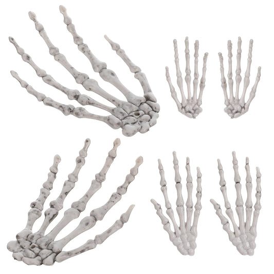 Ornement de main de crâne d'halloween, décor de fête d'horreur pour maison hantée, accessoire de main, cadeau de rassemblement de carnaval