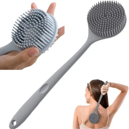 2025 bain doux dos épurateur brosse bain douche éponge brosse à récurer avec poignée fournitures de bain exfoliant gommage peau masseur
