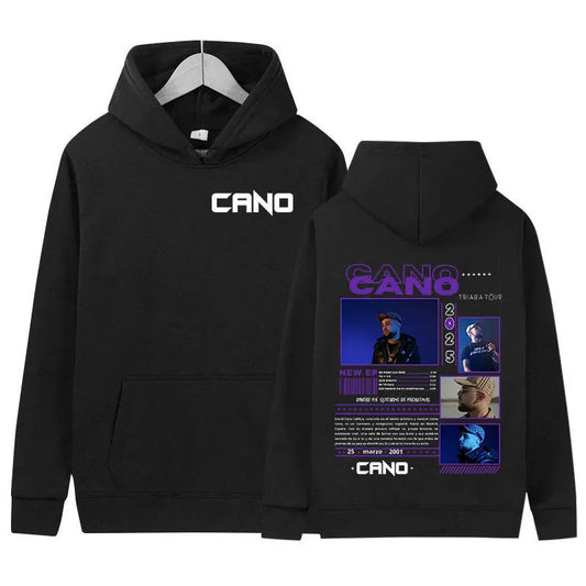 Sweat à capuche Hared Cano Music Album Tour pour hommes et femmes, pull hip hop vintage, sweat à capuche décontracté, streetwear à la mode, 2025