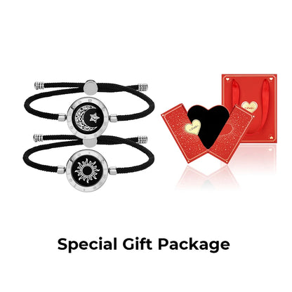 Totwoo cadeau de Couple romantique Bracelets Bluetooth intelligents avec rappel de vibrations pour iOS Android longue Distance
