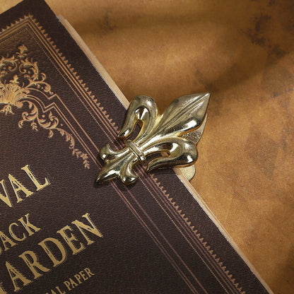 Pince à billet en métal vintage pour dame, pince à main en alliage, note de voyage ancienne, bricolage créatif, outils de journal, papeterie, 1 pièce