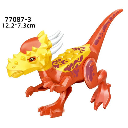 Mini bloc de construction jouet dinosaure jurassique Puzzle Animal tyrannosaure Rex ptérosaure bloc de construction jouet cadeau pour enfants