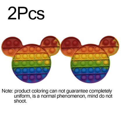 Jouets sensoriels à bulles, 2 pièces, pour autisme, besoins spéciaux, anti-Stress, décompression, jouets pour enfants