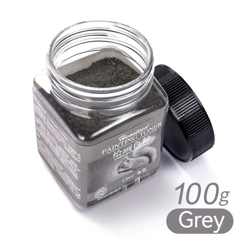 Poudre de charbon de bois 2,4 ultra douce pour croquis, toner de croquis, support sec, pastels d'artiste, dessin, fournitures d'art, 7 couleurs