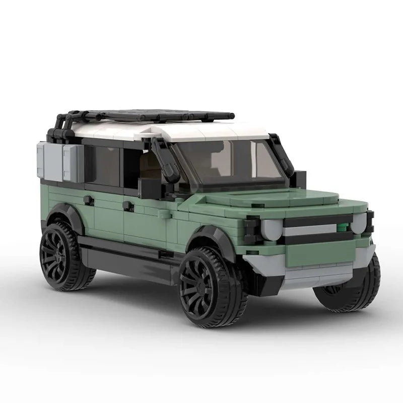 Décennie s de Construction de Voiture SUV Rovered Defender 110 P400, Modèle de Véhicule de Course Tout-Terrain, Briques, Puzzles, Jouets, Cadeau pour Garçon, Enfant