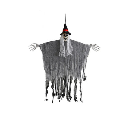 Décoration de fantôme d'horreur effrayant, accessoires de modules d'Halloween, extérieur, intérieur, jardin, maison hantée, faucheuses, ornement