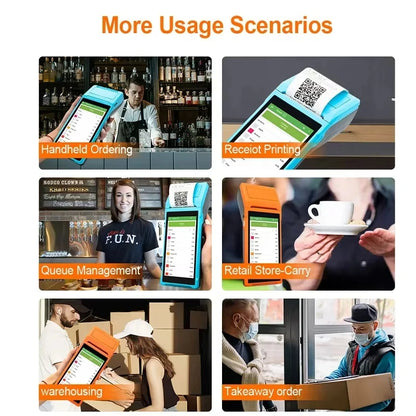 Imprimante thermique portative de reçu de position de Q1 Q2 de 58mm Terminal Android imprimante de billets de facture Mobile sans fil Bluetooth PDA avec la numérisation