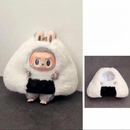 Vêtements de poupée pour Labubu Wacky Mart ami crevettes, vêtements faits à la main 17cm, accessoires de poupée pour déguisement Labubu V1 V3