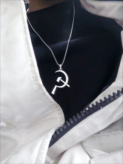 Collier pendentif URSS Faith pour hommes et femmes, étoile à cinq branches, bijoux fantaisie, gadgets JOBoy EDC, cadeaux pour les amoureux, hommes, femmes, filles