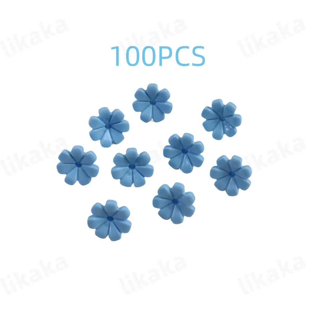 100 pièces MOC blocs de construction de fleurs colorées bricolage belles jardins briques jouets ville arbre maison scène plantes accessoires pour les filles