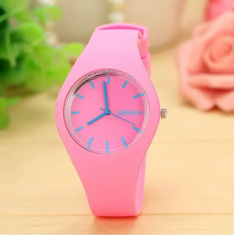 montres Ultra-mince mode bracelet en Silicone