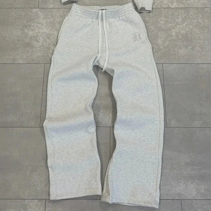 Y2K – costume rétro décontracté pour hommes, européen et américain, brodé, ample, mode, vêtements de sport gothiques, vêtements de rue, offre spéciale