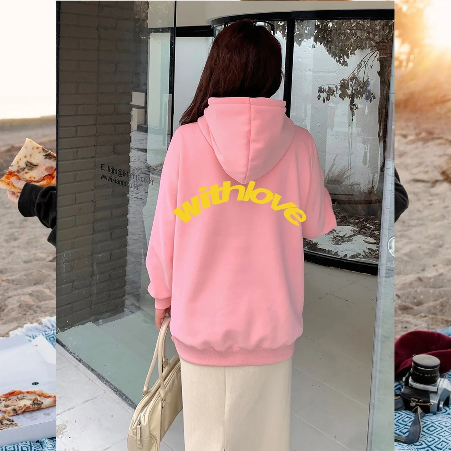 2025 Sweat à capuche imprimé pour hommes et femmes, simple et polyvalent, transfrontalier européen et américain, marque tendance ample rétro américaine