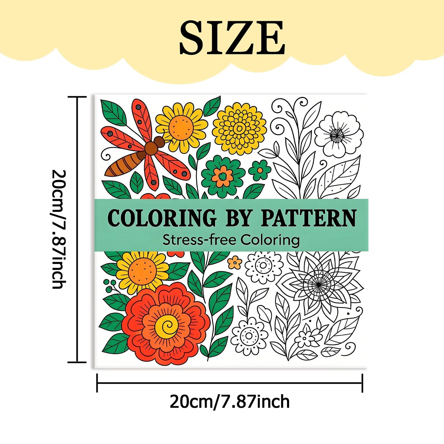 COLORING PAR PATTERN pour adultes Livre de dessin intéressant Cadeau parfait pour la fête et l'anniversaire (Livre de coloriage sans stress)