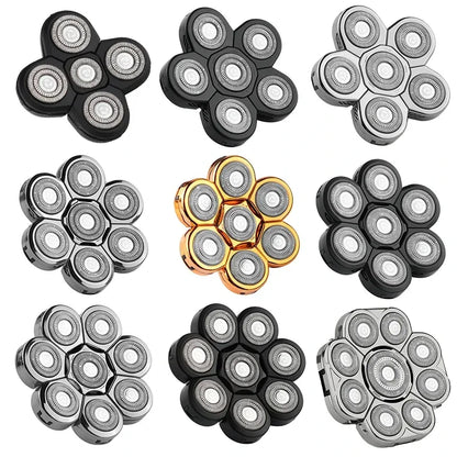 Lame de rechange pour rasoir 3/5/6/7/8/9D, tête flottante, rasoir étanche en acier inoxydable pour hommes