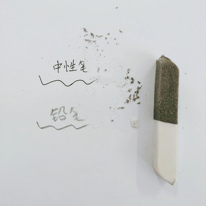 Gomme à double tête en caoutchouc pour stylo à bille, stylo brosse, fournitures scolaires et de bureau, dissolvant d'encre, fournitures de ration pour étudiants, 256