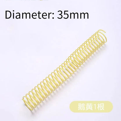 Anneau de reliure en plastique Transparent à feuilles mobiles,