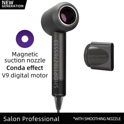 Sèche-cheveux électrique ionique 5 en 1, sèche-cheveux sans lame à grande vitesse, Ion négatif professionnel, 1.8M, Super sans feuilles