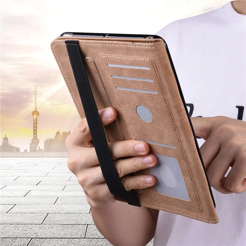 Pour Xiaomi Pad 5 6 Coque 11 pouces couverture en cuir d'affaires pour Funda Mi Pad 5 6 Pro étui pour Redmi Pad SE étui portefeuille support