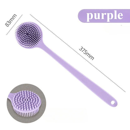 2025 bain doux dos épurateur brosse bain douche éponge brosse à récurer avec poignée fournitures de bain exfoliant gommage peau masseur