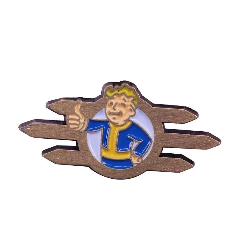 Épingles à revers de jeu pour garçons, mignon, sac à dos, jean, broche en émail,