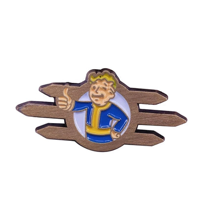Épingles à revers de jeu pour garçons, mignon, sac à dos, jean, broche en émail,