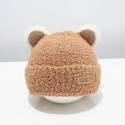 Bonnets de protection des oreilles pour bébés garçons et filles, chapeaux pour tout-petits, bonnet chaud pour bébé, chapeaux en laine douce pour enfants, mignons, hiver