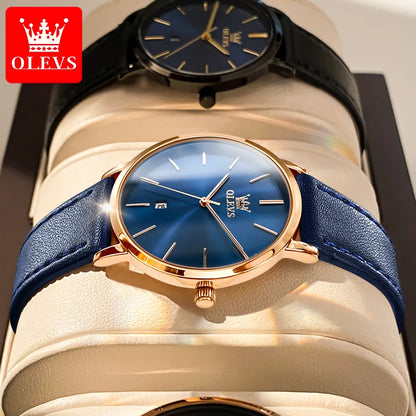 OLEVS 5869 marque de luxe femmes montre exquise maille étanche Ultra mince 6.5mm