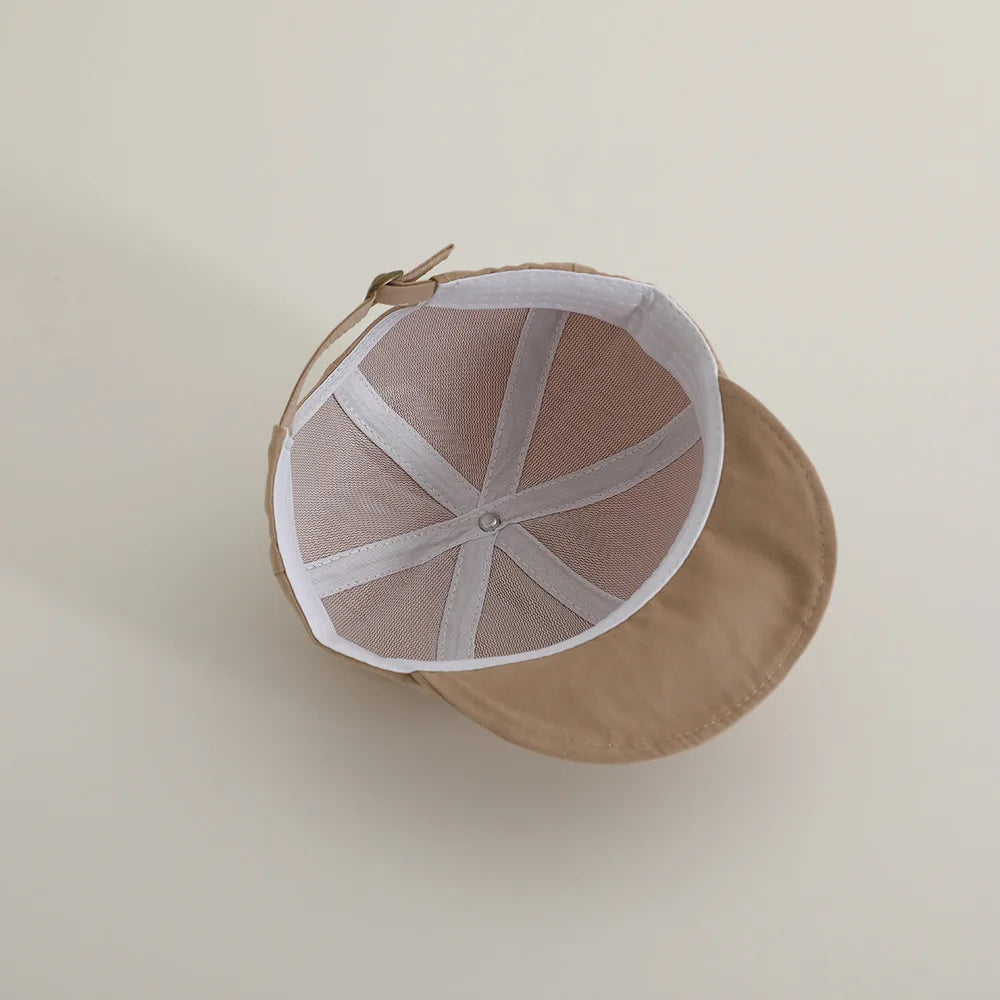 Casquette de baseball brodée de dessin animé pour enfants, casquettes à visière respirante, chapeau de chien mignon, garçons et filles, nouvelle mode, automne 2024