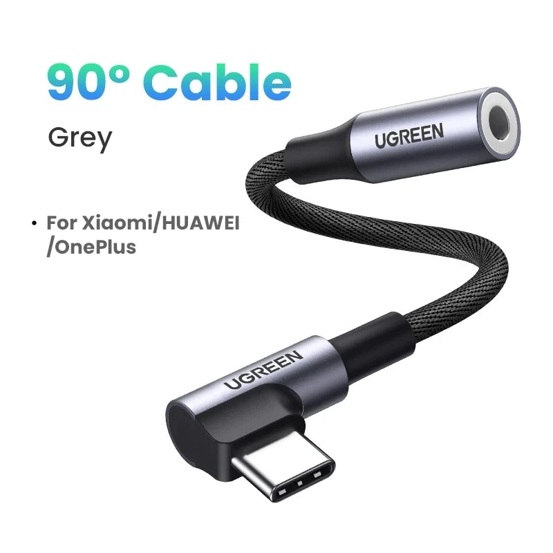 UGREEN-Câble USB Type-C vers 3.5mm pour écouteurs