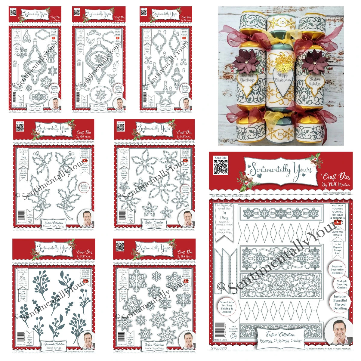 Matrices de découpe en métal craquelin de noël, moule de décoration artisanale, modèle de gaufrage pour Scrapbook, carte de vœux faite à la main, fête 2025