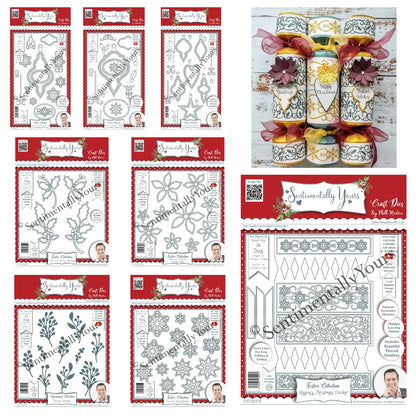 Matrices de découpe en métal craquelin de noël, moule de décoration artisanale, modèle de gaufrage pour Scrapbook, carte de vœux faite à la main, fête 2025